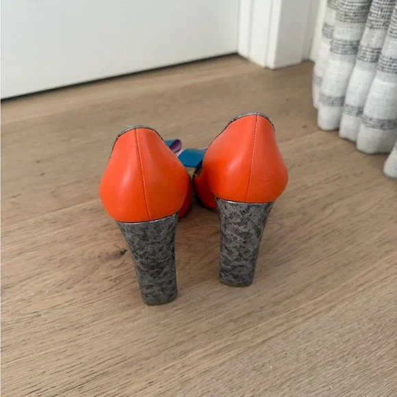 Nicholas Kirkwood x Roksanda Colorblock Heels Sculptural Pump EU 39 - Picture 4 of 6